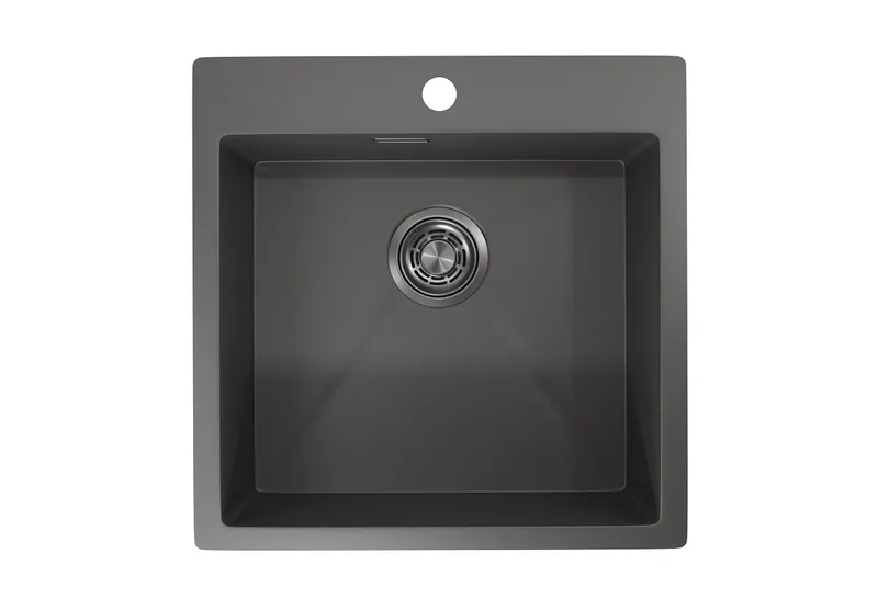 5151, ГРАФИТ МАТОВЫЙ, стальная кухонная мойка
